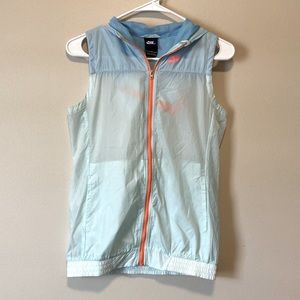 Nike Flight Windbreaker Hooded Vest Size Large